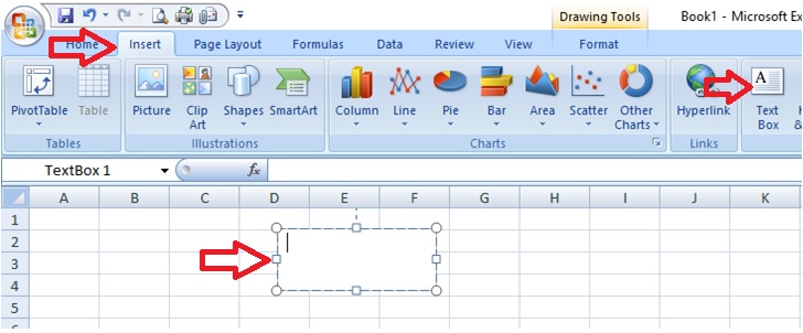 Text Box In Excel Chart