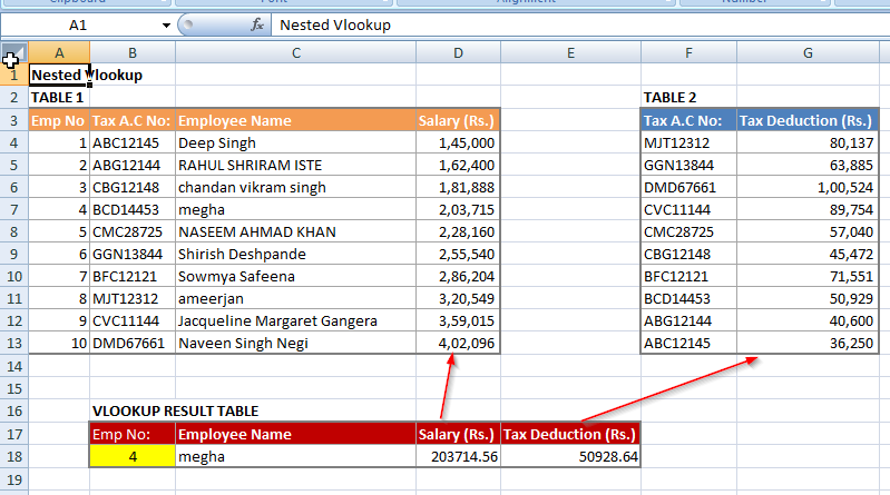 Nested lookup table - two condition lookups with tables help pls : r/excel