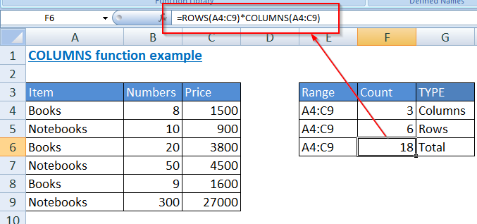 How To Use Excel Columns Function Excelhub 7683