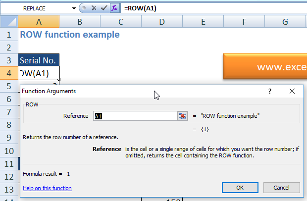 How To Use Excel ROW Function Excelhub